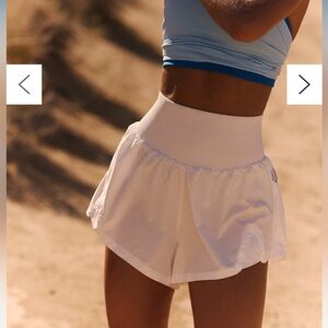 Free people carpe diem shorts white